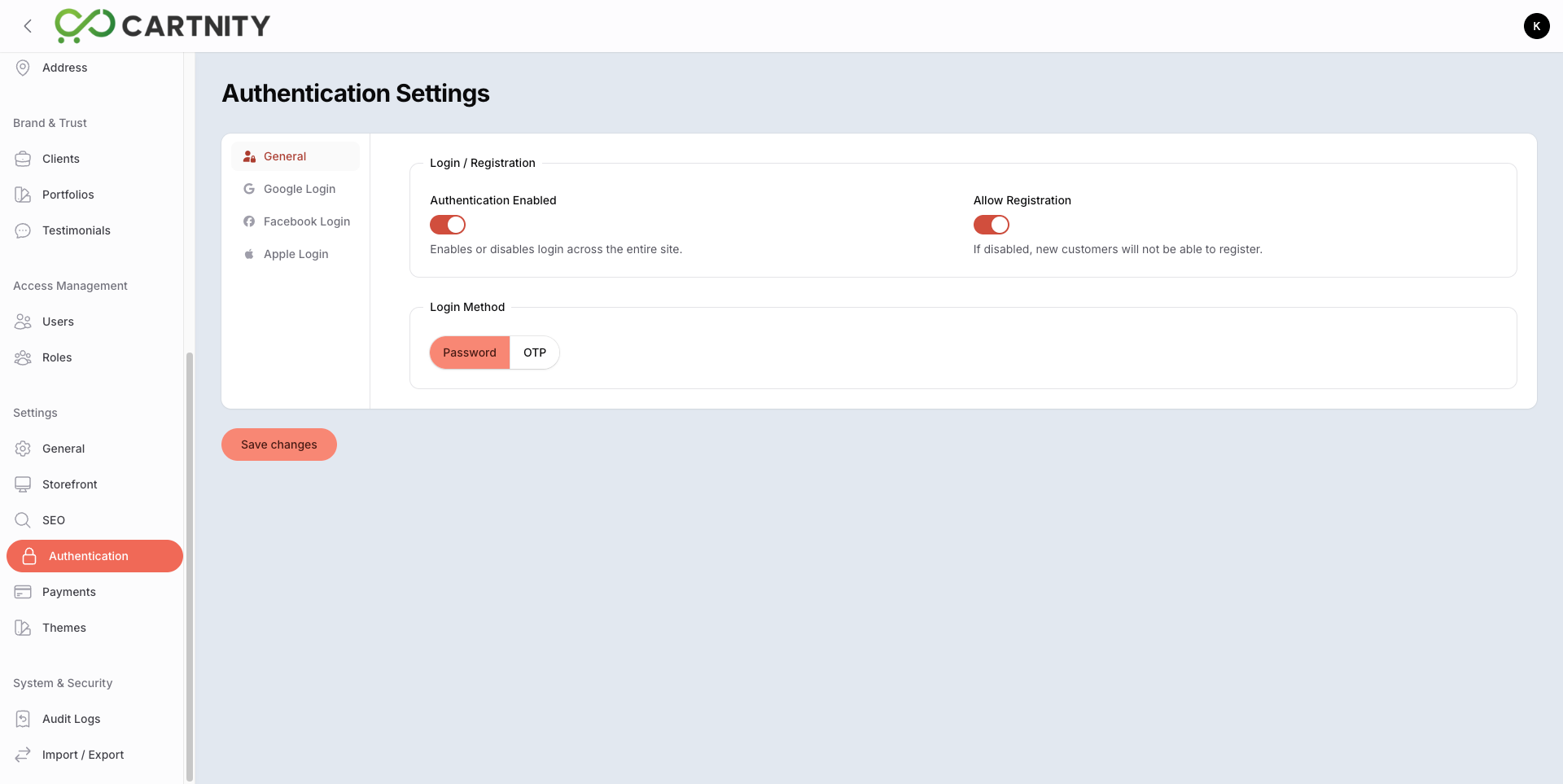 Cartnity store example 5
